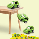 Toy Car Set - Learning Play Mat for Kids