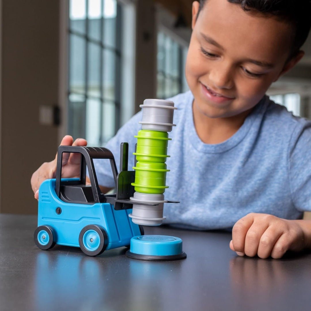 Learning Fun with the Stacking Game - Forklift Adventures