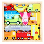 Holzpuzzle mit Formen – 2 kaufen, 1 gratis erhalten