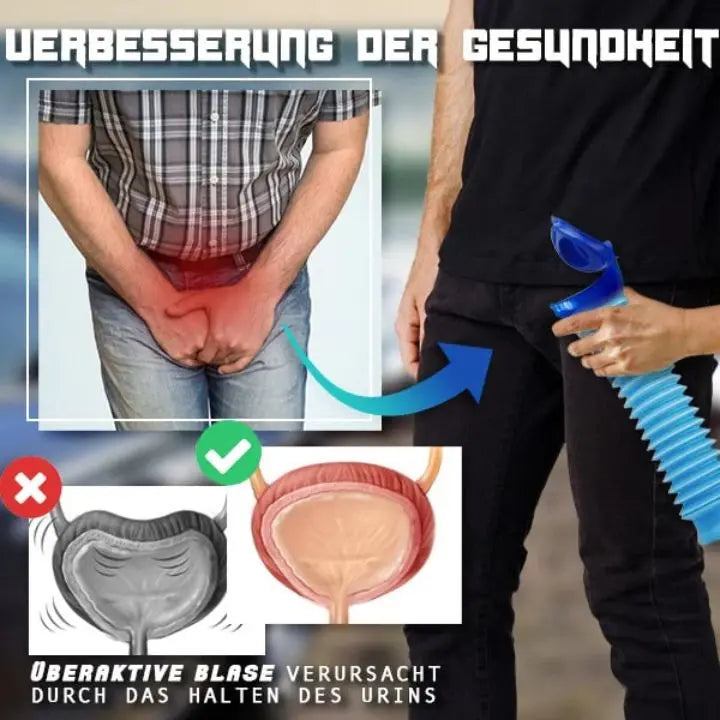 Kompakter Reisewasserbecher für Männer – Auslaufsicher & Praktisch