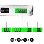 TravelBuddy - Portable Digital Luggage Scale Up to 50 kg with LCD Display