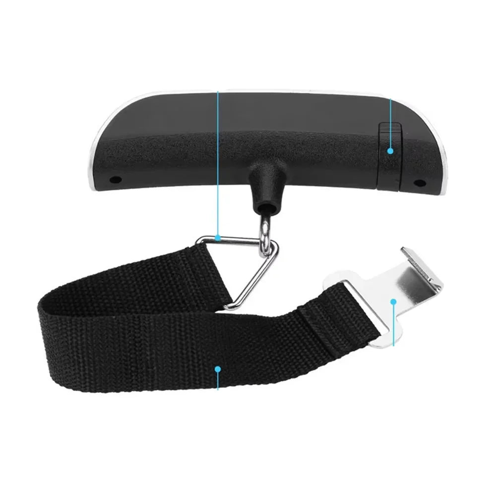 TravelBuddy - Portable Digital Luggage Scale Up to 50 kg with LCD Display