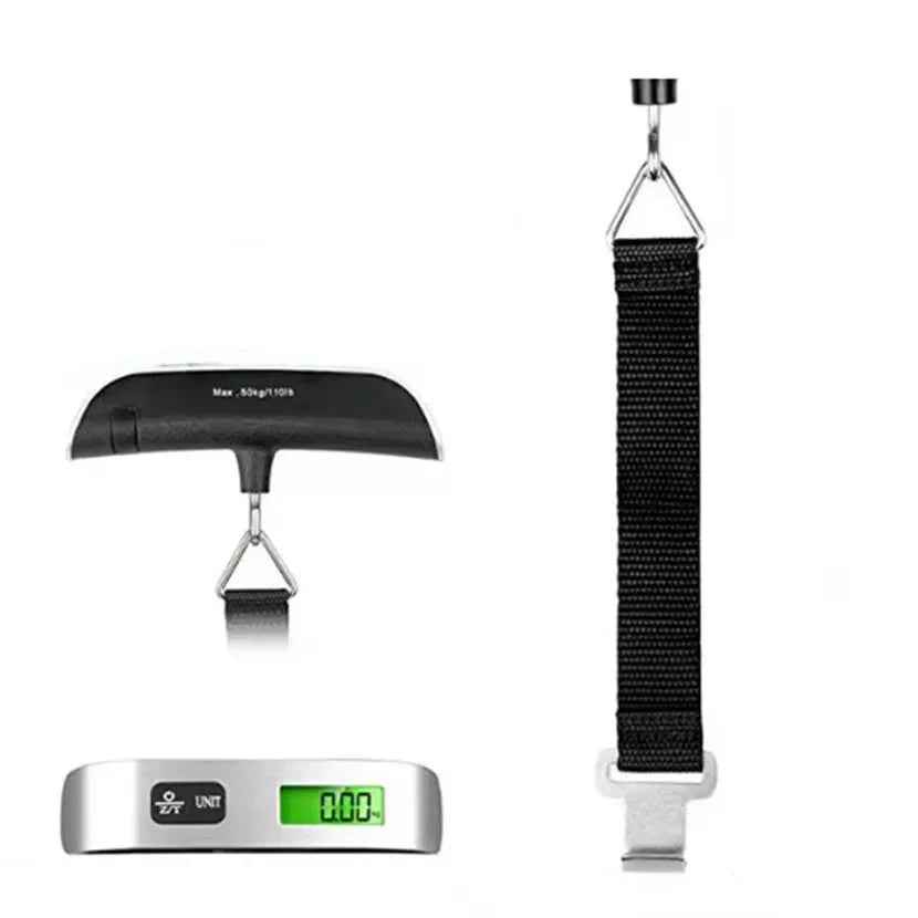 TravelBuddy - Portable Digital Luggage Scale Up to 50 kg with LCD Display