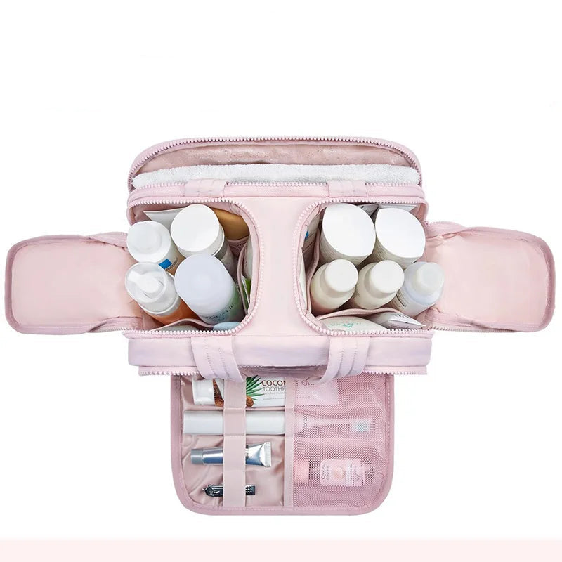 Elegant aufbewahrt: Tragbare Make-up Tasche für unterwegs