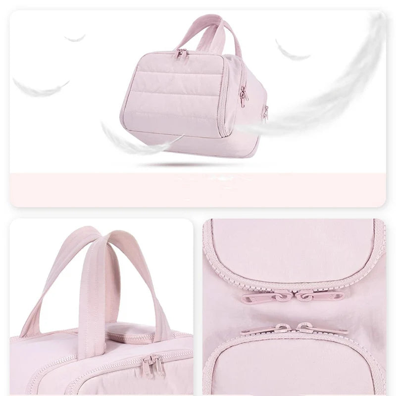 Elegant aufbewahrt: Tragbare Make-up Tasche für unterwegs