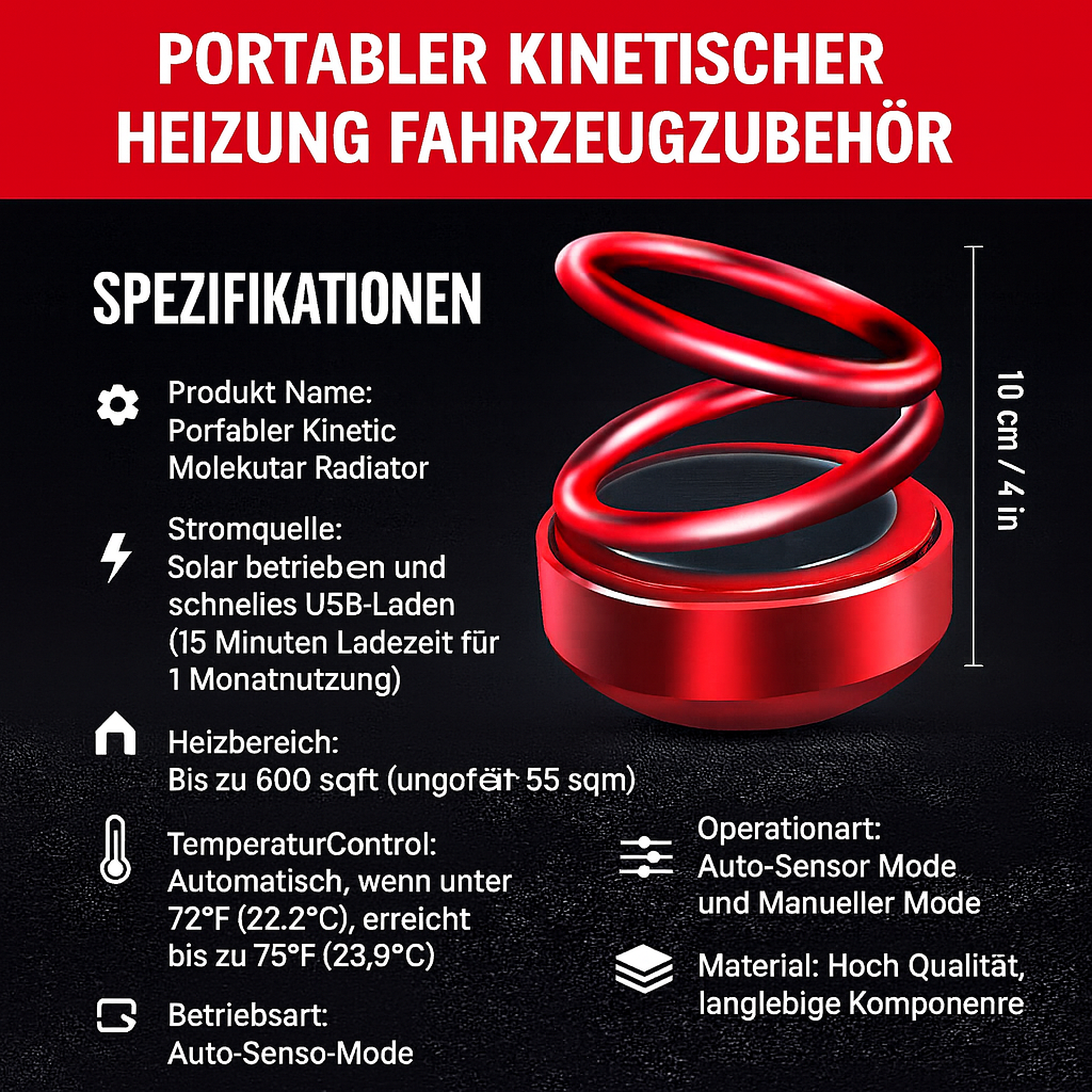 Kompakte Heizlösung für Ihr Fahrzeug und Zuhause