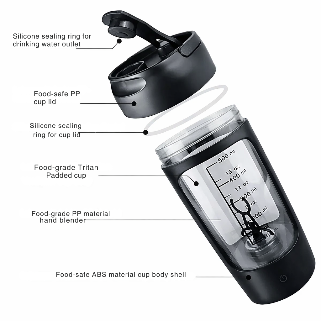 Kompakter Mixer | Wiederaufladbarer Selbstmisch-Mixer | SmoothieGenie