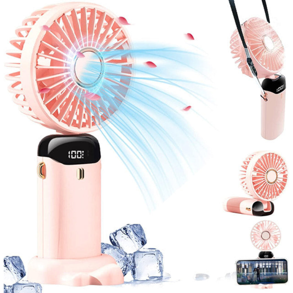 Luftiger Begleiter – Tragbarer Mini-Ventilator mit 3000 mAh Akku