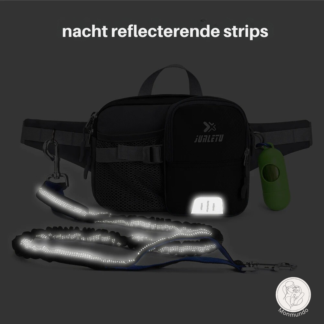 Hüfttasche mit Hundeleine Set