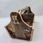 Compact Folding Table with Wine Glass Holder for Outdoor Adventures