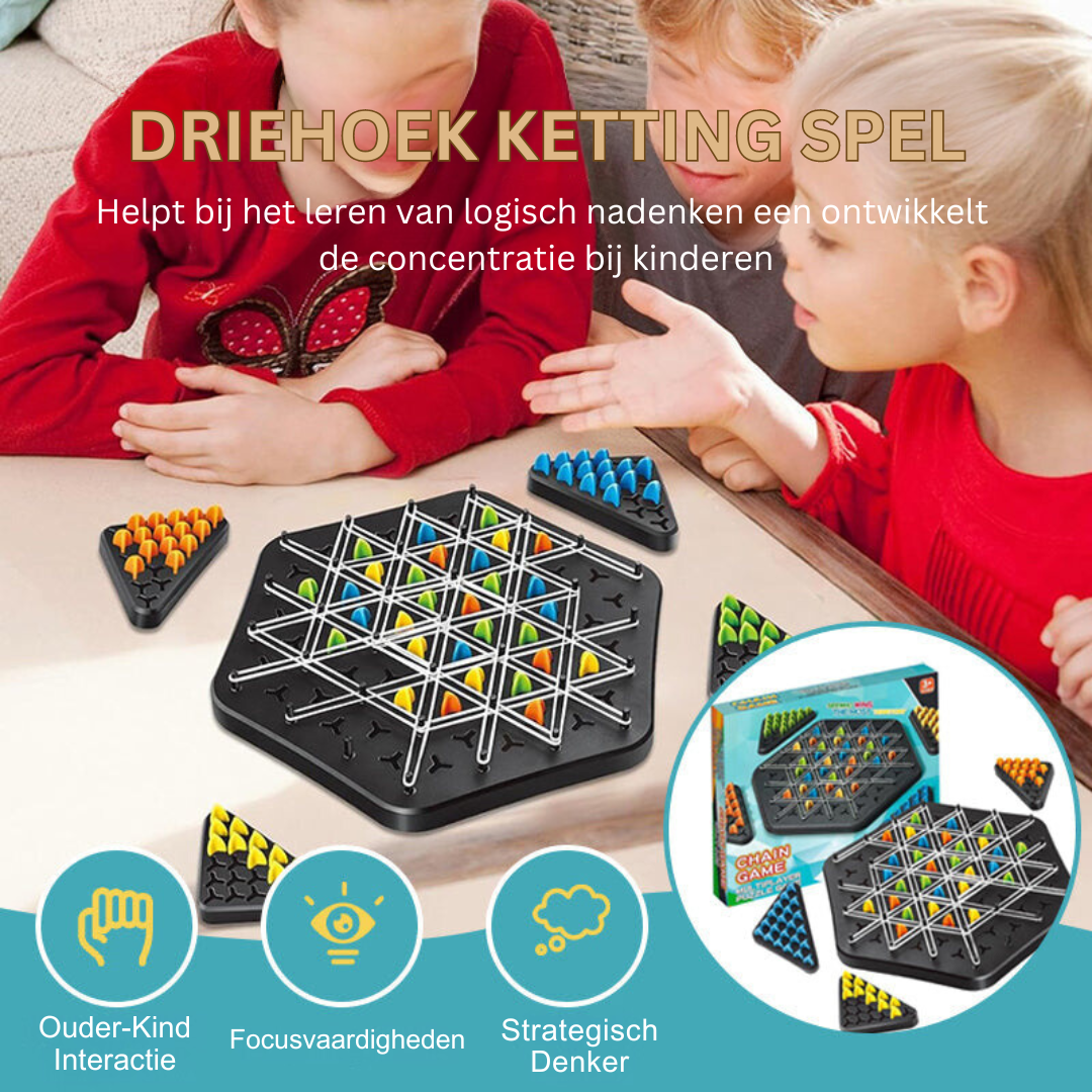 TriPlay - Das lehrreiche Dreieck-Kettenspiel für Kinder