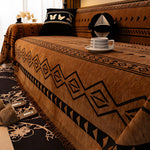 Earthy Chenille Sofa Throw for a Cozy Home