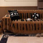 Earthy Chenille Sofa Throw for a Cozy Home