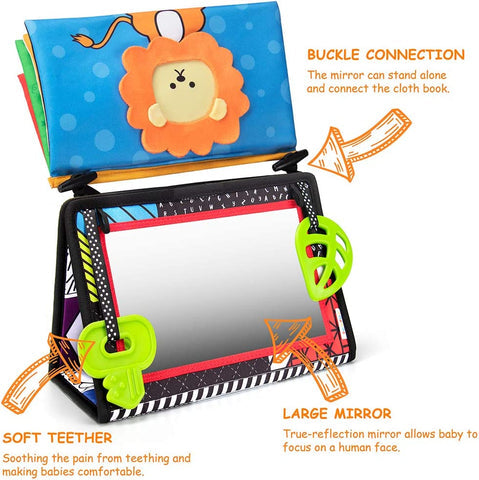 Joy of Discovery for Your Baby – 3-in-1 Mirror Toy for Tummy Time