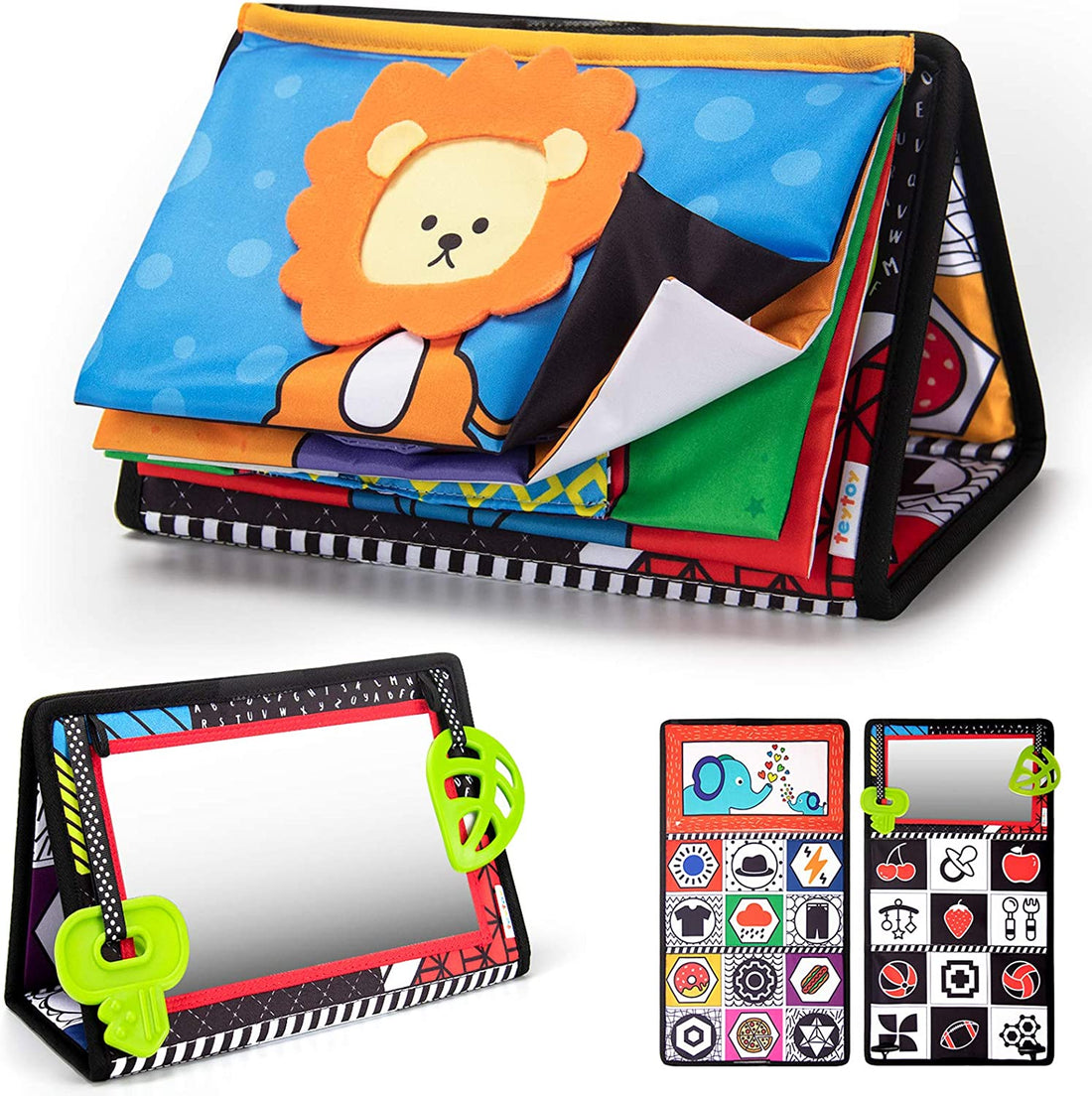 Joy of Discovery for Your Baby – 3-in-1 Mirror Toy for Tummy Time