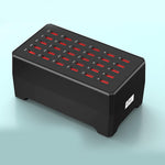 Multi-USB Ladestation für 30 Geräte – Schnelles und Sicheres Laden