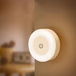 Wiederaufladbare Touch LED Nachtlampe – Magnetische Dimmlicht mit Farboptionen