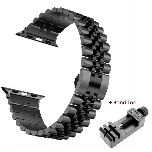 Elegantes Edelstahlarmband für die Apple Watch