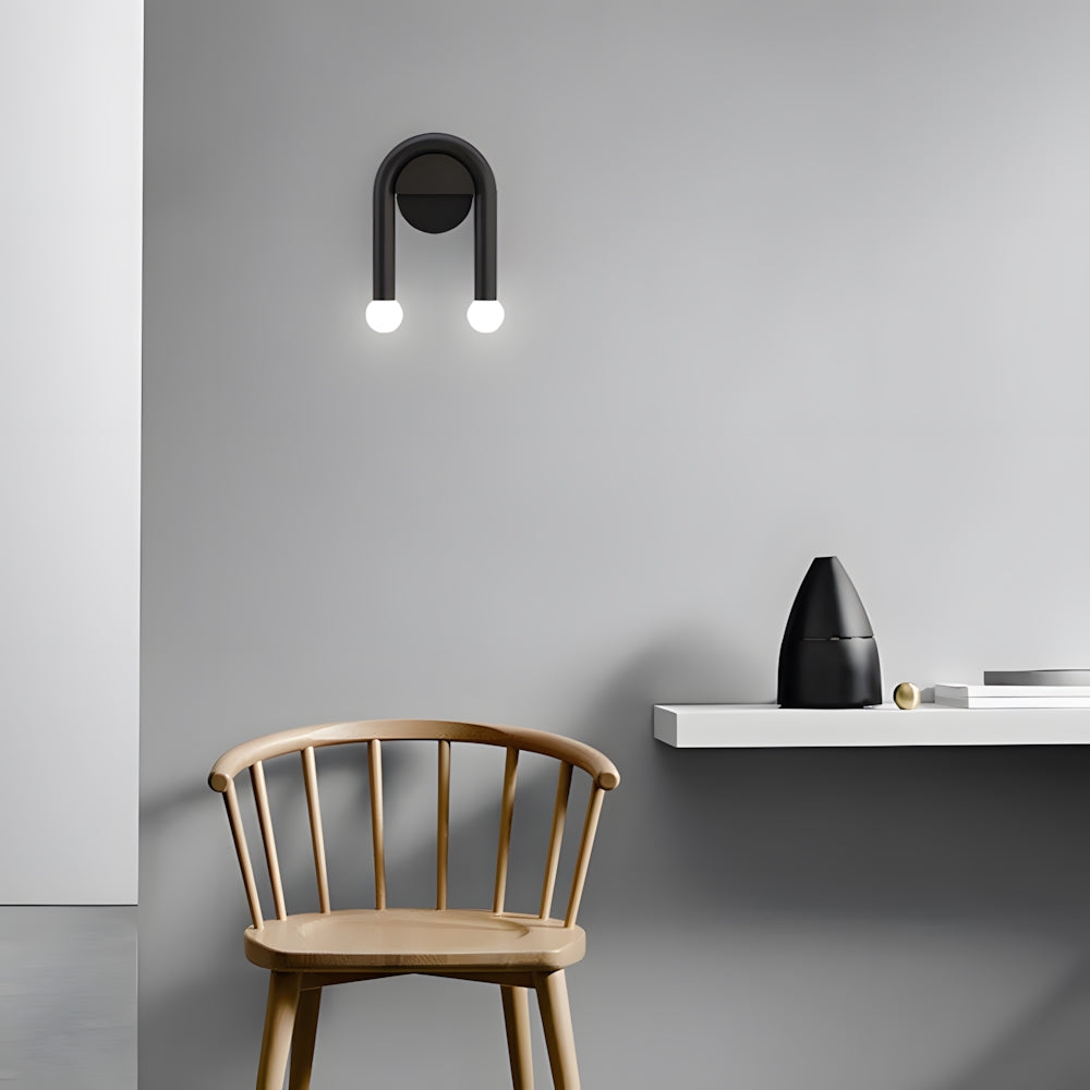 Elegante Doppelleuchte Wandlampe – Metall-Bogenleuchte für Ihr Zuhause