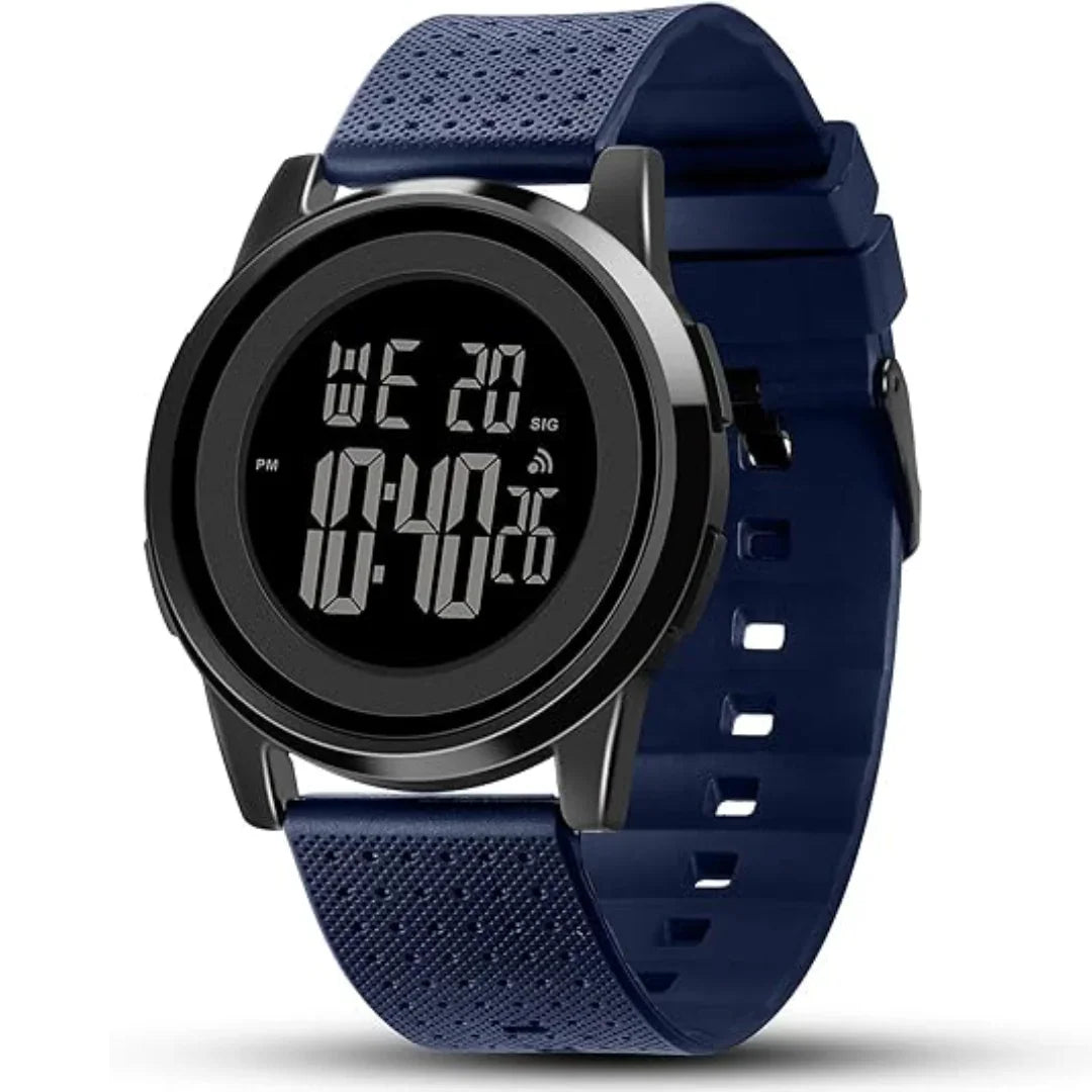 Slimline Sportuhr - Wasserdicht - Digitale Anzeige