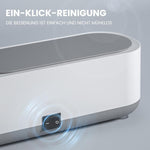 Ultraschallreiniger | 360° gründliche Reinigung für Schmuck & Brillen | Tragbar | GlanzPro
