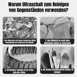 Ultraschallreiniger | 360° gründliche Reinigung für Schmuck & Brillen | Tragbar | GlanzPro