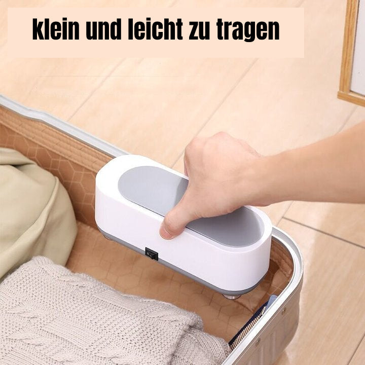 Ultraschallreiniger | 360° gründliche Reinigung für Schmuck & Brillen | Tragbar | GlanzPro