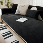 Stylish Chenille Sofa Cover with Non-Slip Backing