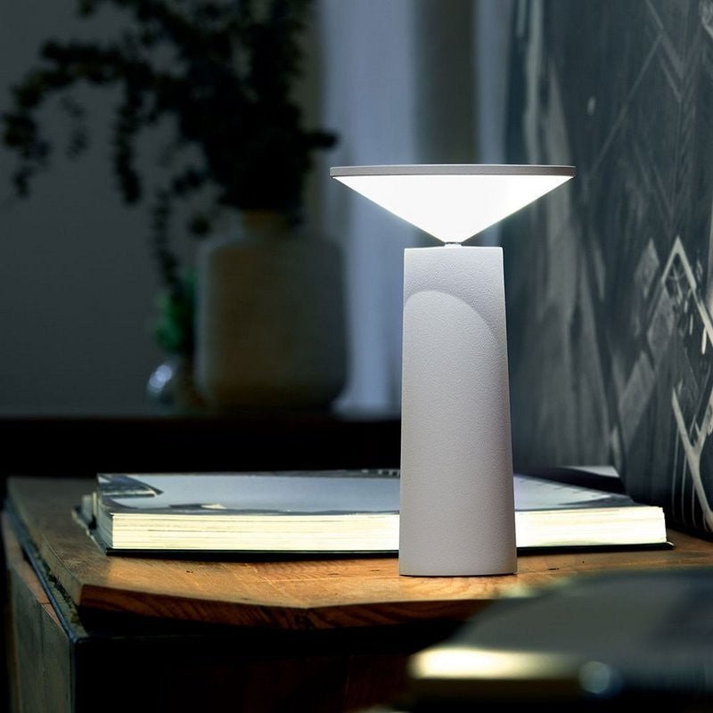 Stylish Table Lamp – Rechargeable LED Lighting with Dimming Function