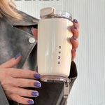 Eleganter Thermobecher aus Edelstahl – 500ml Isolierbecher für heiße und kalte Getränke