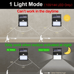 Solarbetriebene Bewegungsmelder mit 100 LEDs | LuminaGuard