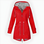 Modische Lange Regenjacke für Damen – Wetterfest und Stilvoll