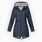 Modische Lange Regenjacke für Damen – Wetterfest und Stilvoll