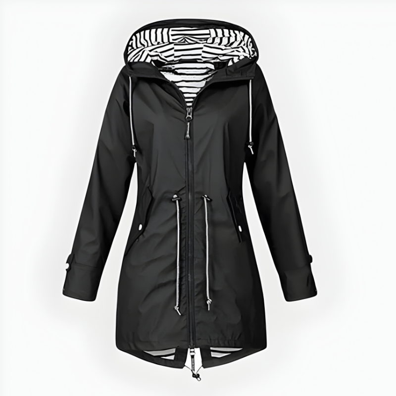 Modische Lange Regenjacke für Damen – Wetterfest und Stilvoll