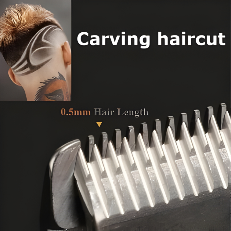 Präziser Haarschneider mit 7-teiligem Set für Männer