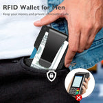 Eleganter Kartenhalter mit Geldclip – RFID-Schutz