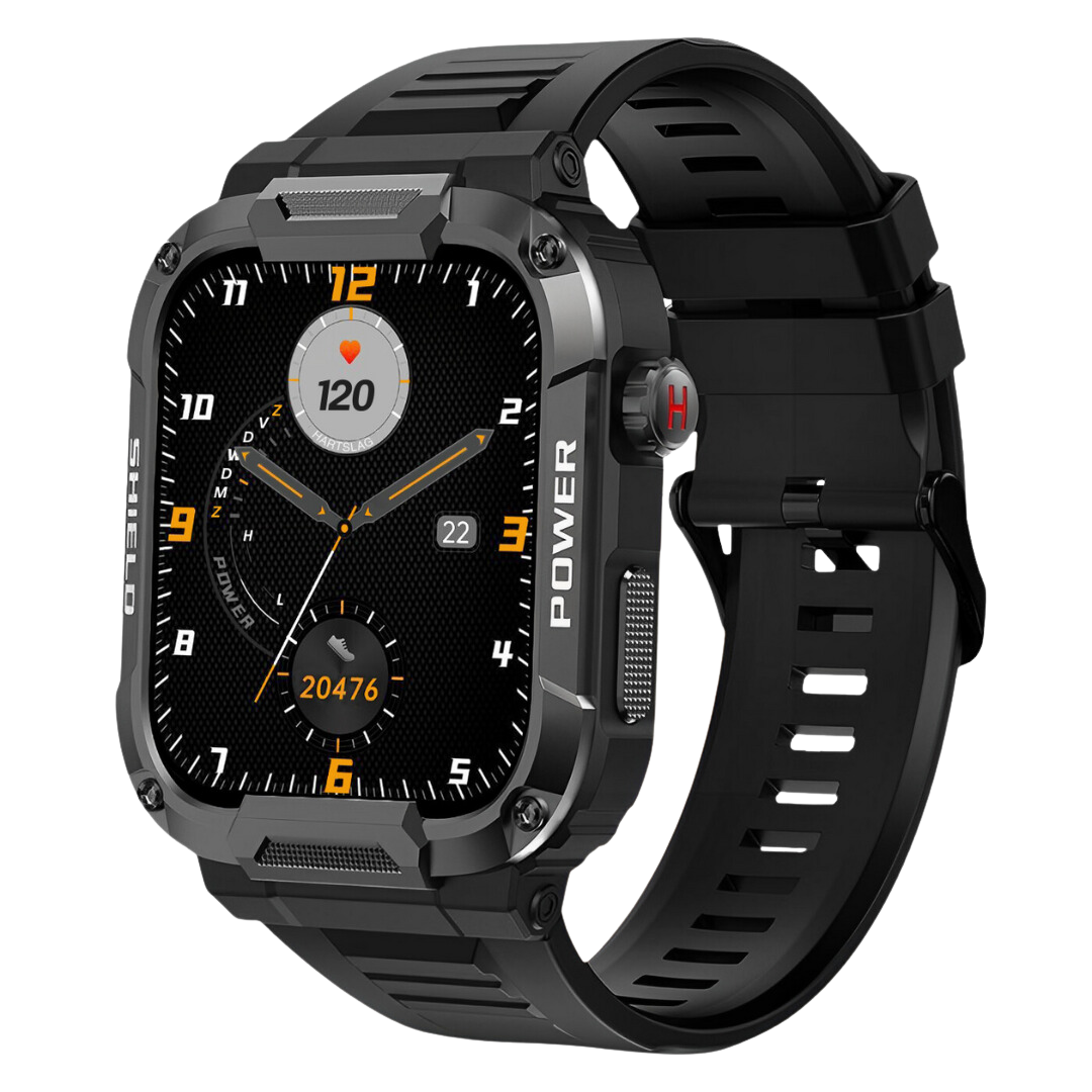 Robuste Smartwatch mit Gesundheitsmonitor – Stoßfest und Wasserdicht