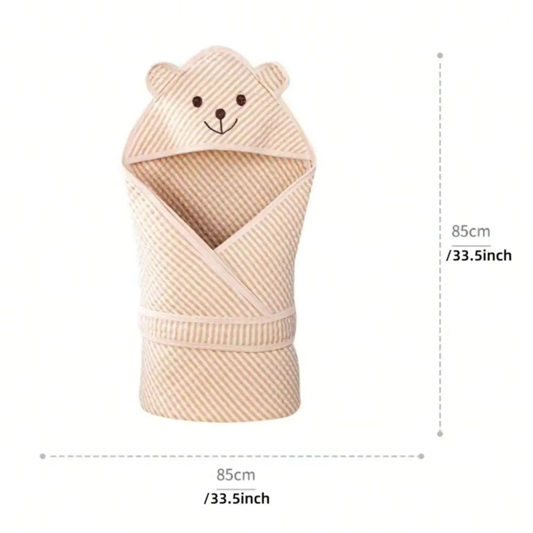 Saugfähiges Babyhandtuch mit Kapuze – Weiches Handtuch für Kinder