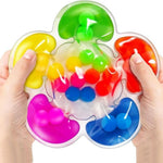 Farben Sortierspiel für Kinder mit sensorischen Elementen