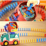 Domino Lkw im Montessori-Stil
