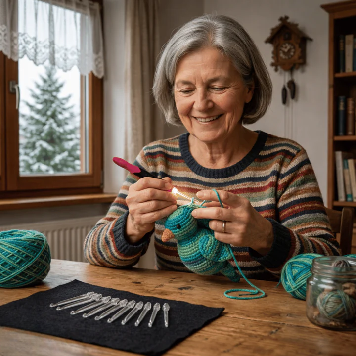 LED-Häkelnadel-Set – Perfekte Sicht auf Ihre Maschen