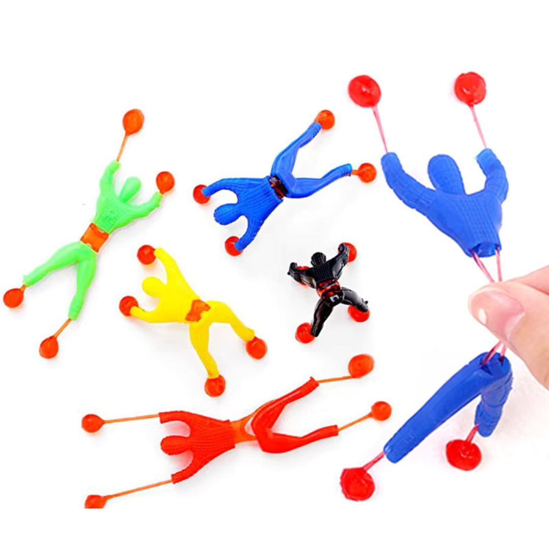 10er Set Kletterspielzeug für Kinder – Klebrige Figuren