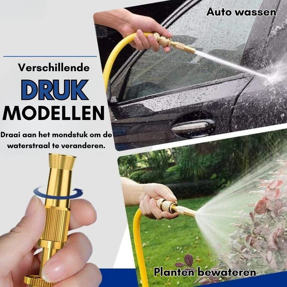 Einstellbare Hochdruck-Spritzdüse mit Montageset