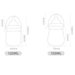 BPA-freie Anti-Kolik Flasche für Neugeborene – Babyflasche mit Soft-Sauger