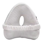 Ergonomic sleeping pillow for optimal back comfort