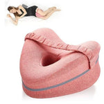 Ergonomic sleeping pillow for optimal back comfort