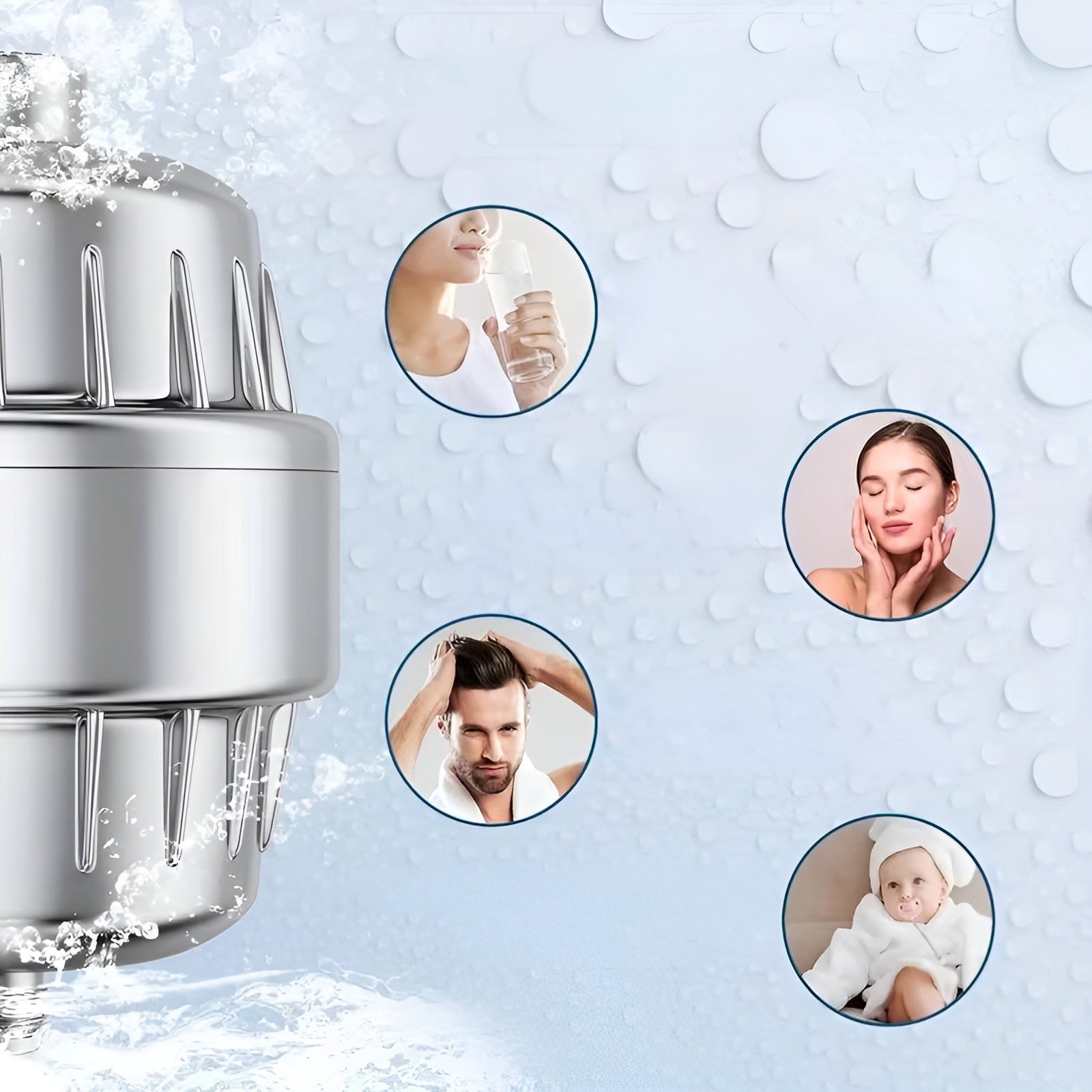 Wasserfilter für eine revitalisierende Dusche – Entfernt Verunreinigungen für ein erfrischendes Duscherlebnis