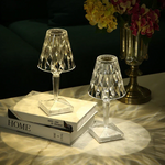 Elegante Tischlampe im Kristall-Look - GlanzLicht
