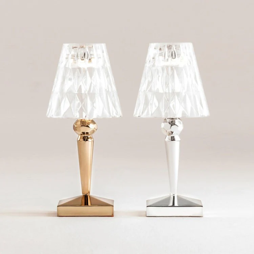 Elegante Tischlampe im Kristall-Look - GlanzLicht