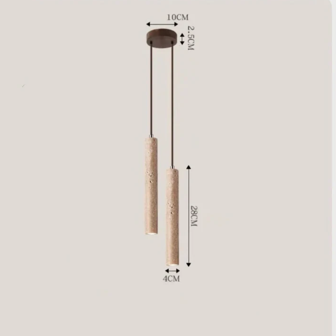Elegante LED Hängeleuchte – Minimalistisches Design in Warmweiß